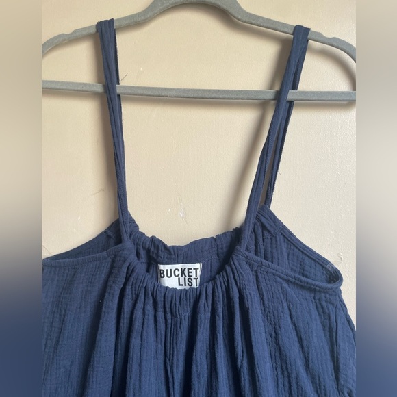 Bucket List Adjustable Romper Jumpsuit size XS OVERSIZED - Picture 3 of 12